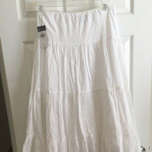 Ladies chaps tiered skirt size large